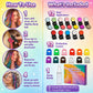 🔥Letzter Tag – 50 % Rabatt🌈 12-Farben-Set mit Applikatoren für temporäre Haarfarben in Kreideform