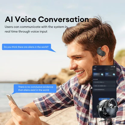 🏆#1 Bestseller ⚡⏰Kabellose OWS Bluetooth5.4-Ohrhörer mit KI-Übersetzung (passend für iOS und Android)