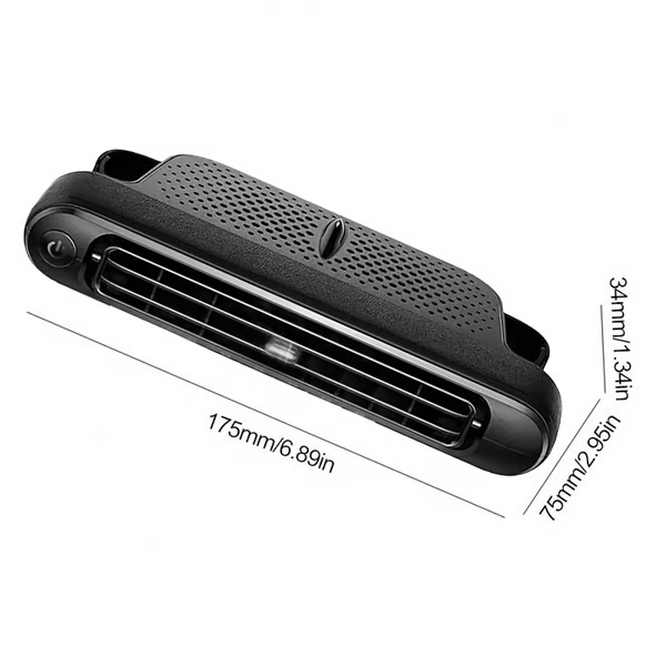 Autositz-Ventilator USB Plug-in Dual Turbo High Wind Power Auto Innenraum hinten Kissen Auto Ventilator