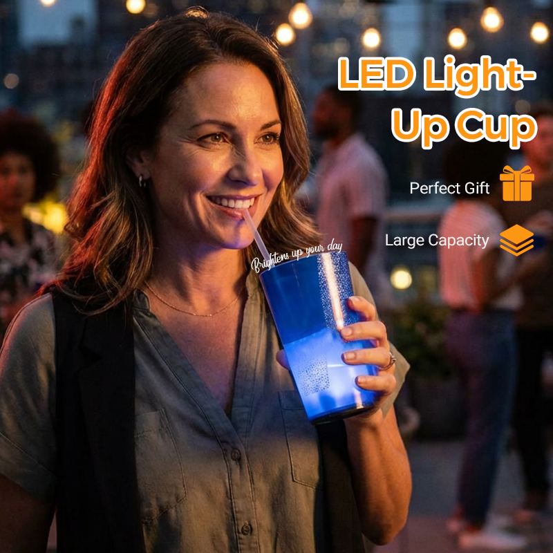 🌞Frühlingserwachen: 50% Rabatt!🥂Wasseraktivierter LED-Becher (414 ml) – Festliche Stimmung bei jedem Schluck! Perfekt für Partys & Bars!
