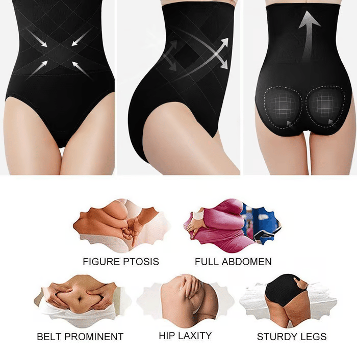 🔥Kaufen Sie 1 und erhalten Sie 1 gratis🔥 50% Rabatt👙 Bauchfreie Shapewear-Höschen mit hoher Taille