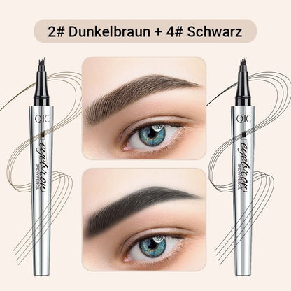🔥Kaufen Sie 1, erhalten Sie 1 kostenlos🔥 -Wasserdichter 3D Augenbrauenstift mit 4 Gabelspitzen