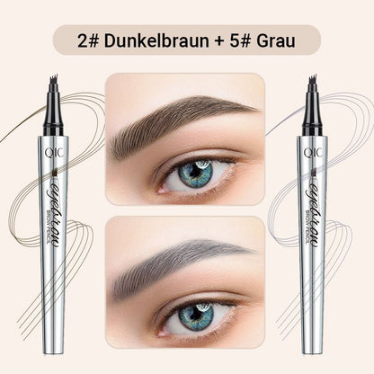 🔥Kaufen Sie 1, erhalten Sie 1 kostenlos🔥 -Wasserdichter 3D Augenbrauenstift mit 4 Gabelspitzen