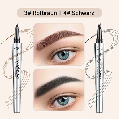 🔥Kaufen Sie 1, erhalten Sie 1 kostenlos🔥 -Wasserdichter 3D Augenbrauenstift mit 4 Gabelspitzen