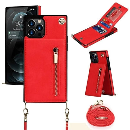Crossbody-Etui für iPhone mit Kartenhalter