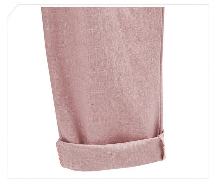 Plus Größe Solid Farbe Elastische Taille Lose Cropped Shorts