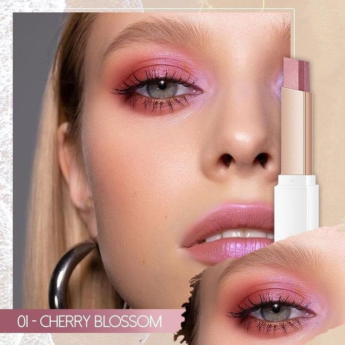 🌞Frühlingserwachen: 50% Rabatt!💄 Zweifarbiger Lidschattenstift – Müheloser Gradient-Look in einem einzigen Strich!