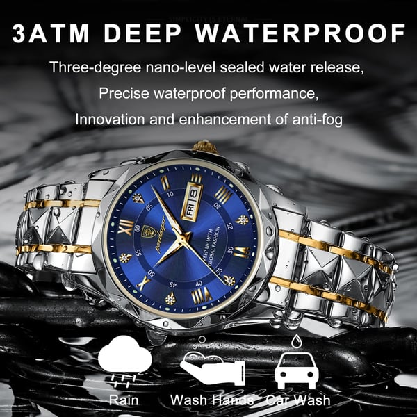 🎁2023 Weihnachtsverkauf Heißverkauf🎁 Wasserdicht Top Marke Luxus Mann Armbanduhr mit leuchtenden