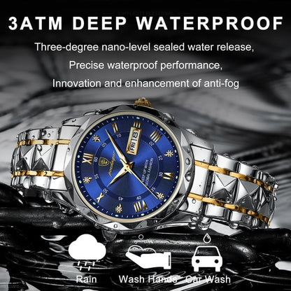 🎁2023 Weihnachtsverkauf Heißverkauf🎁 Wasserdicht Top Marke Luxus Mann Armbanduhr mit leuchtenden