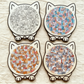 50% Rabatt🐱135-Stk. Morandi-farbiges Katzenpuzzle aus Holz🎁