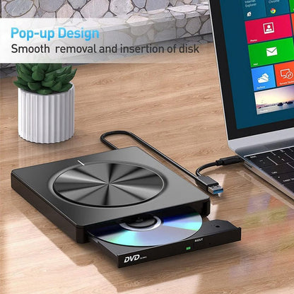 💘 Valentinstagsangebot: 50% Rabatt!💿 USB-Externes CD/DVD-Laufwerk – Plug & Play für alte Fotos, Musik & Dateien (ohne Laufwerk am Laptop?) ✨