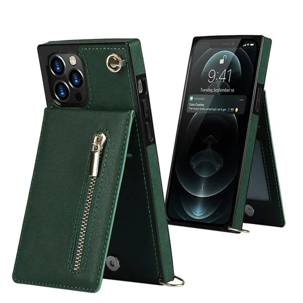 Crossbody-Etui für iPhone mit Kartenhalter
