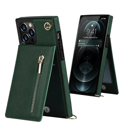 Crossbody-Etui für iPhone mit Kartenhalter