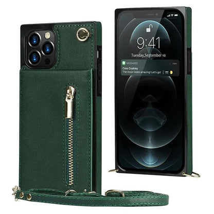 Crossbody-Etui für iPhone mit Kartenhalter
