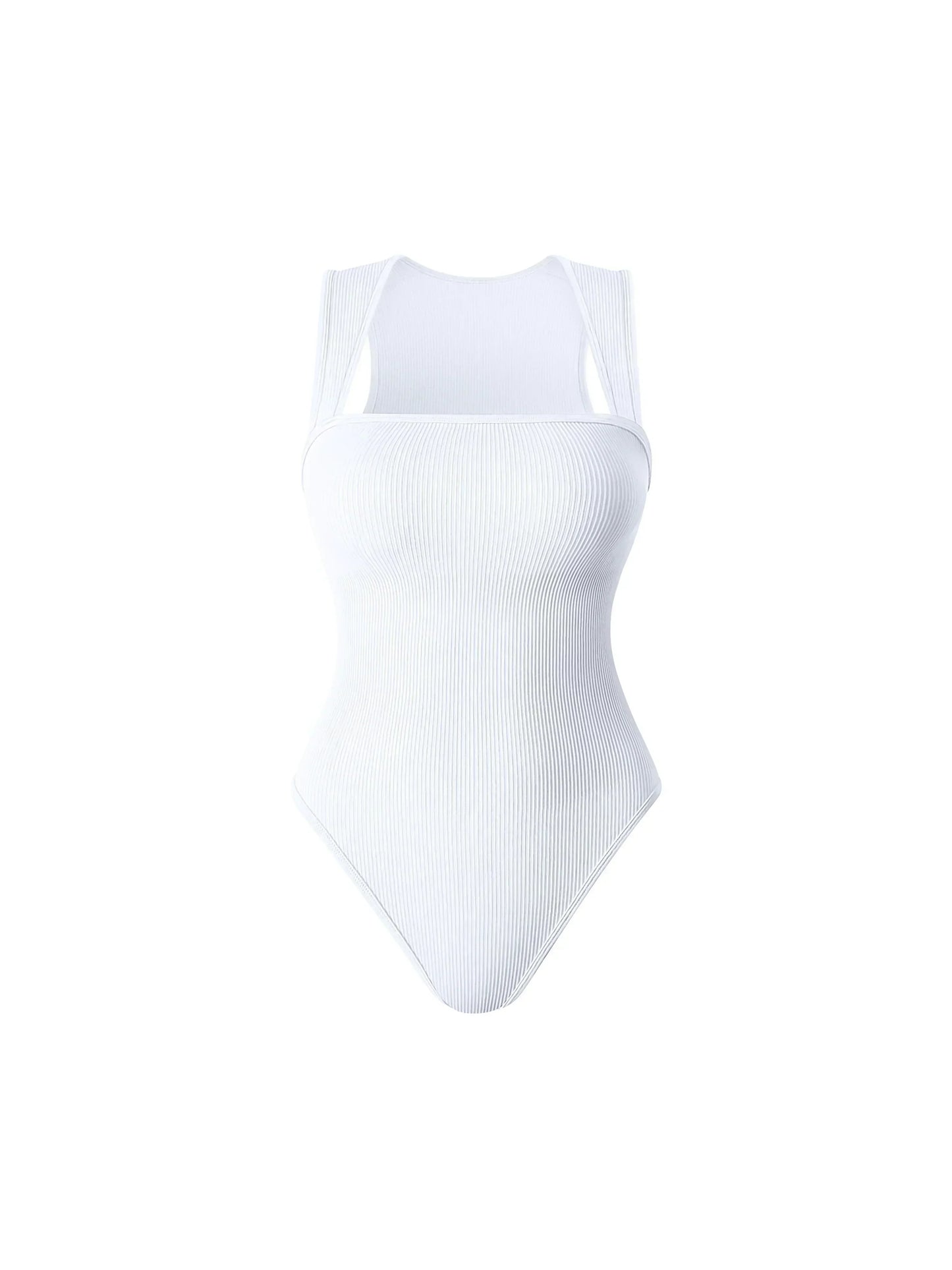 🔥Letzter Tag: 49 % Rabatt✨ Ärmellose figurformende Bodysuits mit Bauchkontrolle