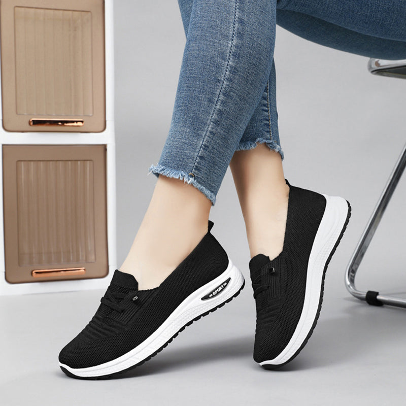 Leichte, atmungsaktive Slip-On Freizeitschuhe für Frauen