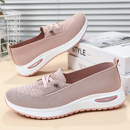 Leichte, atmungsaktive Slip-On Freizeitschuhe für Frauen