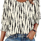 🌞Frühlingserwachen: 50% Rabatt!💝Elegante Business-Bluse mit 3/4-Arm & Smock-Bündchen – Bequem & Knitterfrei
