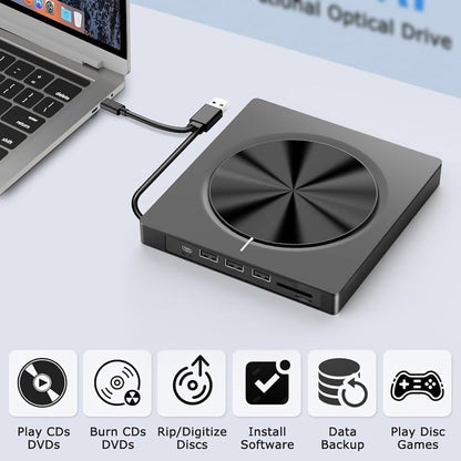 💘 Valentinstagsangebot: 50% Rabatt!💿 USB-Externes CD/DVD-Laufwerk – Plug & Play für alte Fotos, Musik & Dateien (ohne Laufwerk am Laptop?) ✨