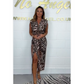 🌸Summer Specials🌸 Woman’s Sexy Deep V-Neck Leopard Dress