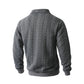 🎉 Neujahrsgeschenk – 50% RABATT!👕Klassischer Zopfmuster-Herrenpullover mit Halbreißverschluss: Reverskragen & Weiches Material – Zeitlos lässig für jeden Anlass!