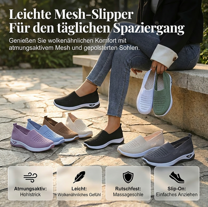 👟 60% RABATT! 🌬️ Atmungsaktive Mesh-Slipper für Damen – Leicht, flexibel & perfekt für Zuhause und Freizeit ✨
