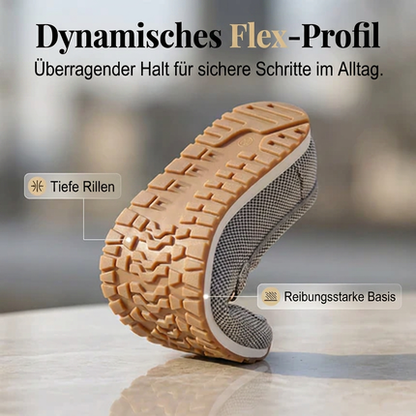 Lässige Strickmokassins für Damen mit Metallschnalle