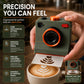 ☕📸 One-Touch-Latte-Art-Kamera – 3D-Kaffee-Schablonen-Drucker-Set für individuelle Getränkedesigns ✨
