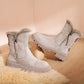 👢⚡Neu eingetroffen Sale-50 % Rabatt❄️Damen-Winter-Fleece-Schneestiefel