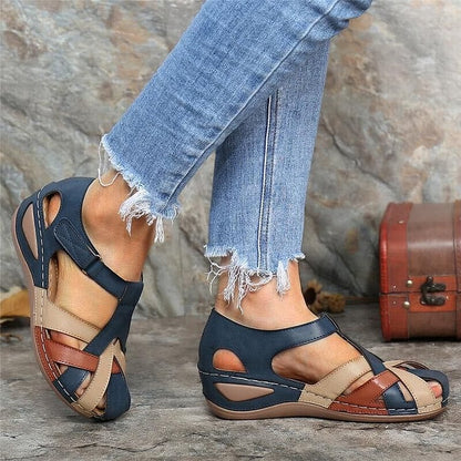 Damen Keile Freizeit Sandalen