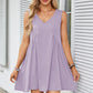🌞Frühlingserwachen: 50% Rabatt!🔥Luftiges Sommerkleid: Bequemes V-Ausschnitt Hängerchen mit lockerer Raffung