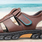 Atmungsaktive Sommer-Ledersandalen für Herren