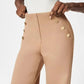 💖50 % Rabatt💖 Damen-Plus-Size-Hochdehnbare Hochtaillen-Hosen mit weitem Bein