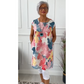 💕55%  RABATT - Lockeres knielanges Kleid mit Schmetterlingsdruck
