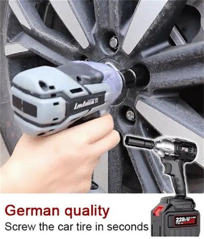 🌞Frühlingserwachen: 50% Rabatt!🔧 Hochleistungs-Bürstenloser Akku-Schlagschrauber | 50V Hochleistungsmotor & 18650 Lithium-Akku | Vielseitig für Kfz & Bau