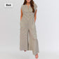 🌞Frühlingserwachen: 50% Rabatt!☕️Oversized Streifen-Jumpsuit: Luftig, Zeitlos & Absolut Bequem