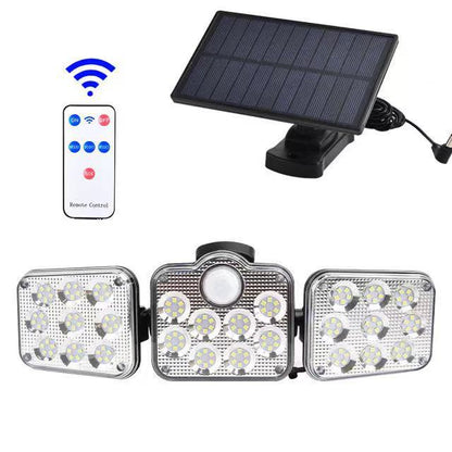 💥NUR HEUTE 50 % RABATT⏰BEEILEN SIE SICH!🔥Dreifache LED-Solar-Wandleuchte