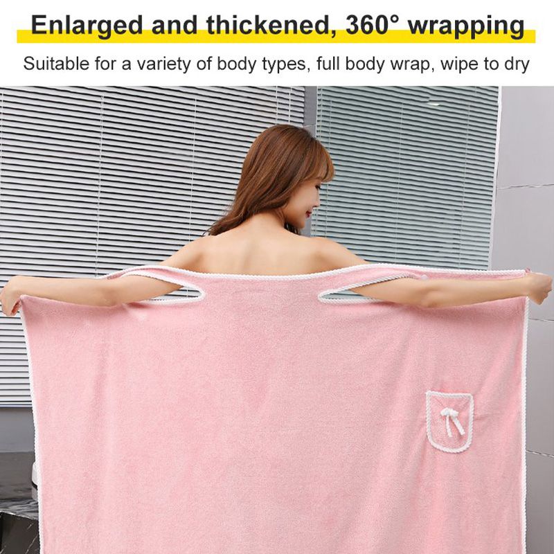Saugfähiges Badetuch aus Kunstkorallenfleece – schönes Geschenk