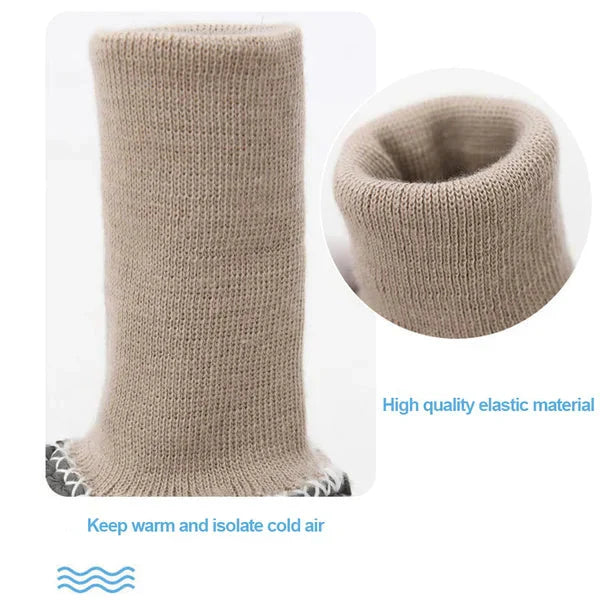 🌈Mehrere Farben - 👶Warmes Fell Baby Socken Schuhe