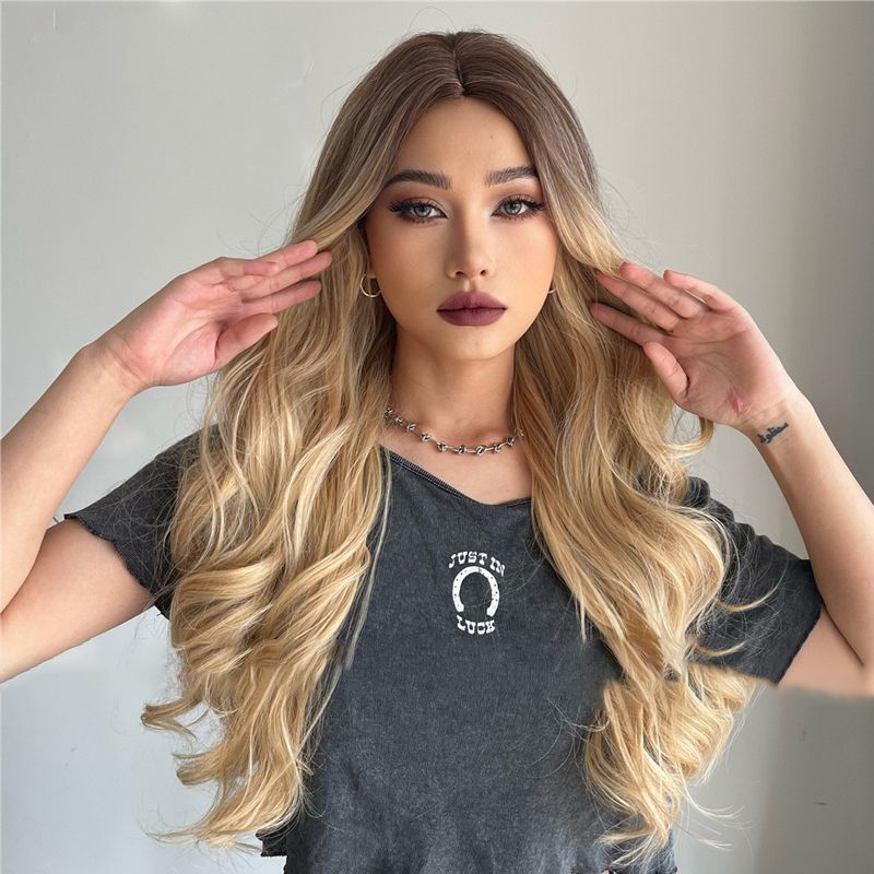 💘 Valentinstagsangebot: 50% Rabatt!💇 Wunderschöne lange Lockenperücke – Natürlich, bequem & verstellbar!