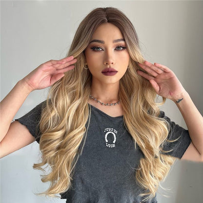 💘 Valentinstagsangebot: 50% Rabatt!💇 Wunderschöne lange Lockenperücke – Natürlich, bequem & verstellbar!