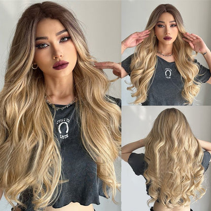 💘 Valentinstagsangebot: 50% Rabatt!💇 Wunderschöne lange Lockenperücke – Natürlich, bequem & verstellbar!