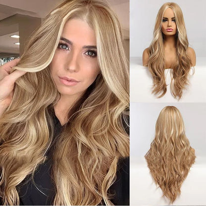 💘 Valentinstagsangebot: 50% Rabatt!💇 Wunderschöne lange Lockenperücke – Natürlich, bequem & verstellbar!