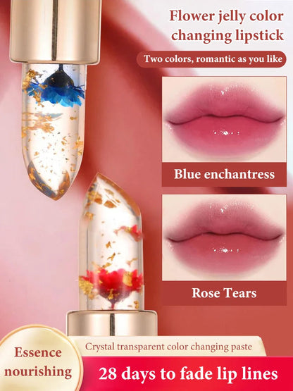 Kristallgelee Blumen Farbwechsel Lippenstift-✨BESTES GESCHENK🎁