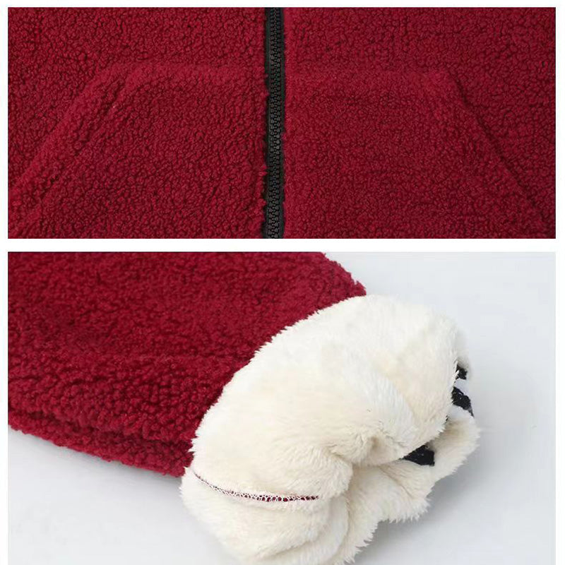 🍂Damen Stehkragen Fluff Jacket