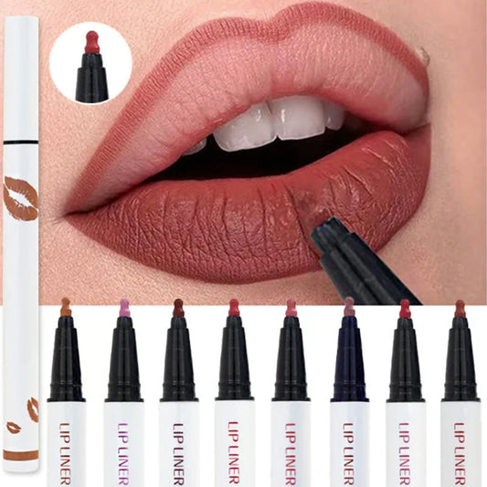 ✨🔥Kaufen Sie 2 und erhalten Sie 1 gratis💄MCo@Flüssiger LipLiner--Lang anhaltend wasserdicht 24 Stunden