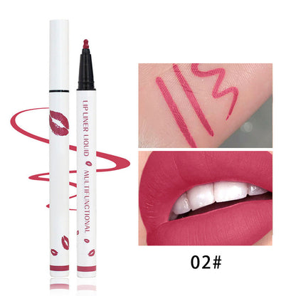 ✨🔥Kaufen Sie 2 und erhalten Sie 1 gratis💄MCo@Flüssiger LipLiner--Lang anhaltend wasserdicht 24 Stunden