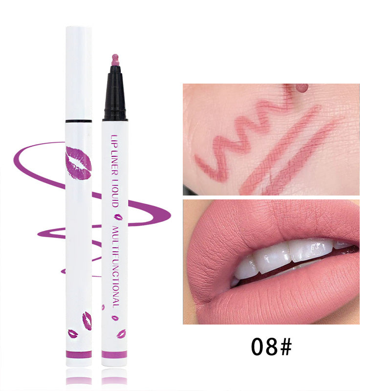 ✨🔥Kaufen Sie 2 und erhalten Sie 1 gratis💄MCo@Flüssiger LipLiner--Lang anhaltend wasserdicht 24 Stunden