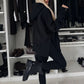 🎅Weihnachtsvorverkauf🎁 Oversize-Hoodie und Leggings-Set für Damen