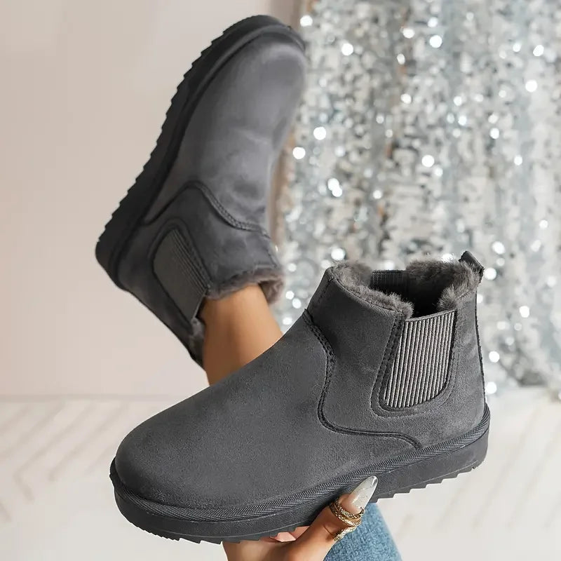🔥Heißer Verkauf 50 % RABATT - Bequeme warme kurze Damenstiefel